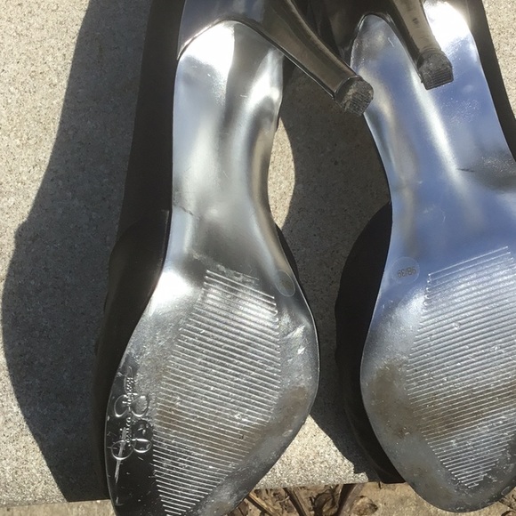 Jessica Simpson. Black elegant dress heels. 9B - Picture 6 of 6